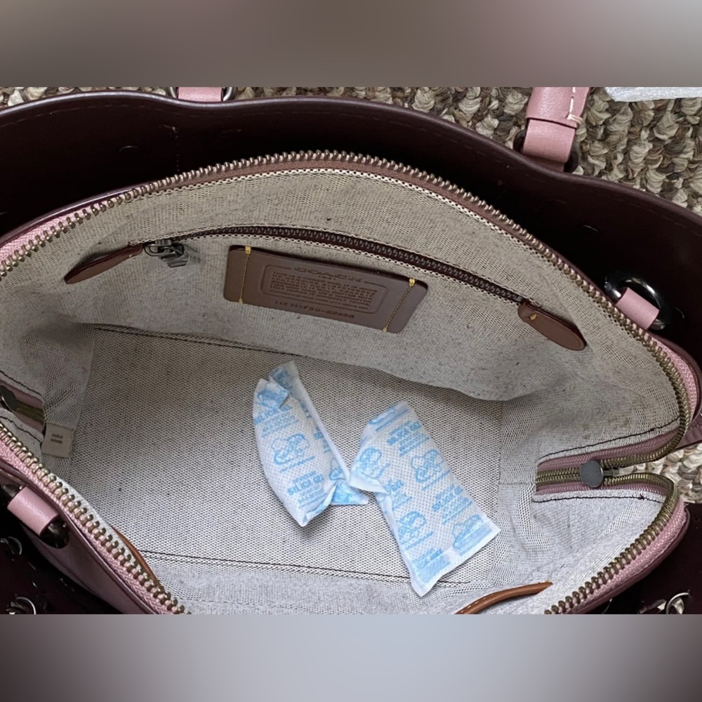 🌸COACH DAKOTAH SATCHEL TEA ROSE in DUSTY ROSE - Picture 14 of 16